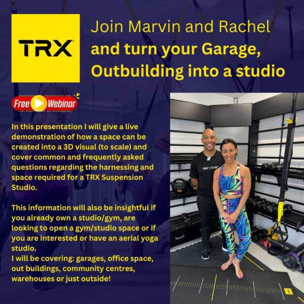 Designing your space into a Small Studio with weights, TRX.