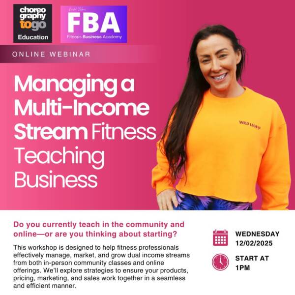 Managing a Multi-Income Stream Fitness Teaching Business