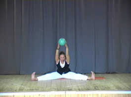 Mel T Fitness Pilates Floorwork ideas with the mini ball